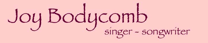Joy Bodycomb Singer Songwriter